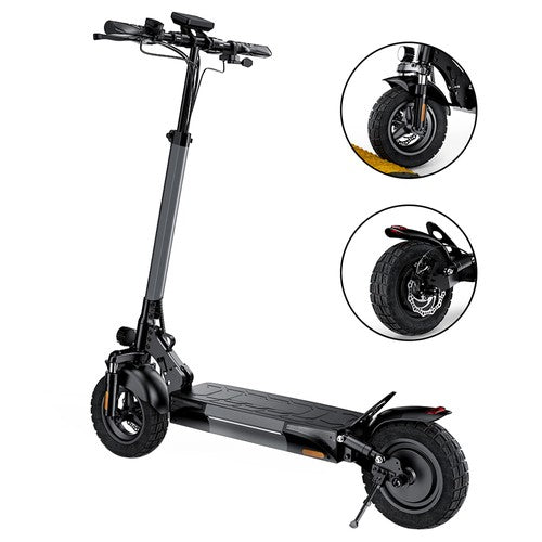 iScooter W9 Elektrinis Paspirtukas, 1000W Motor, 48V 14Ah