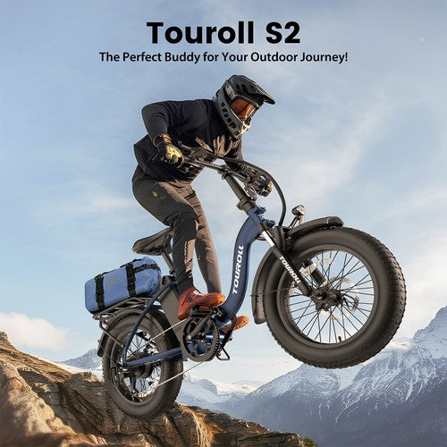 Touroll S2 Elektrinis Dviratis 650W Variklis 48V 15Ah