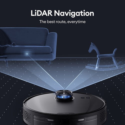 Ultenic T10 Lite robotas dulkių siurblys su LiDAR navigacija, 4500 Pa