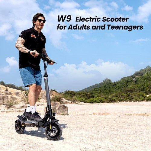 iScooter W9 Elektrinis Paspirtukas, 1000W Motor, 48V 14Ah