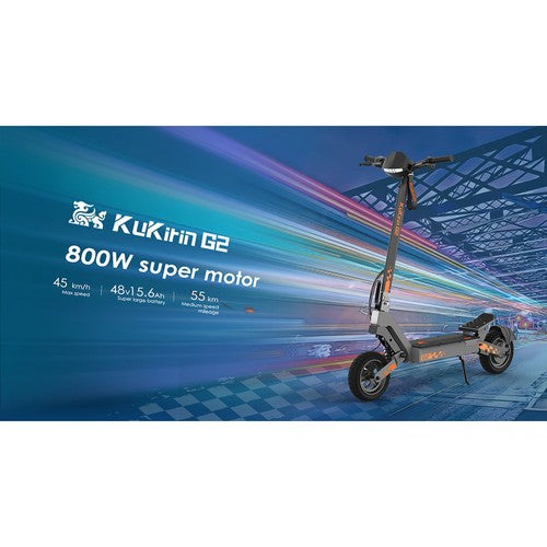 KuKirin G2 Elektrinis Paspirtukas 2025 Versija 800W Variklis 48V 15.6Ah