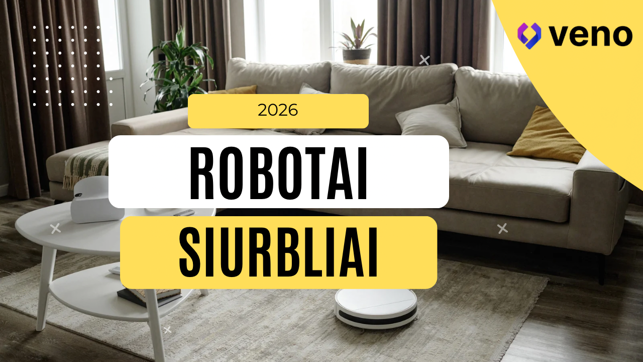 Robotai dulkių siurbliai - veno.lt