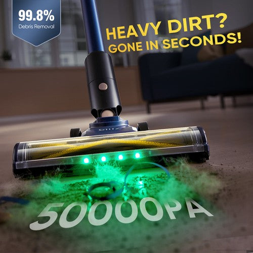 Vactidy V12 belaidis dulkių siurblys 50000Pa 450W