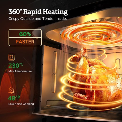CHEFREE AF500 1700 W 6,5 l oro gruzdintuvė su išmaniuoju termometru