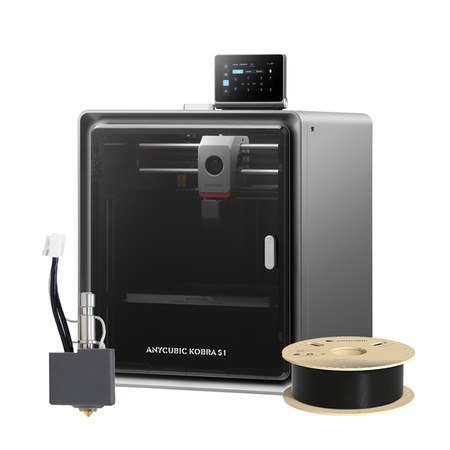 Drukarka 3D Anycubic Kobra S1 Combo + Hotend + Filament nemokamai