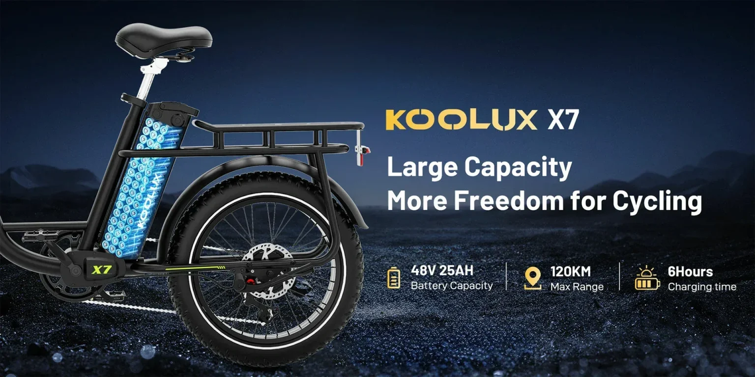 KOOLUX X7 elektrinis dviratis 750W 25Ah