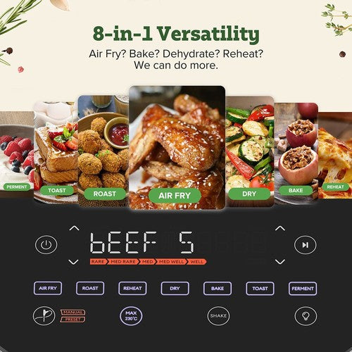 CHEFREE AF500 1700 W 6,5 l oro gruzdintuvė su išmaniuoju termometru