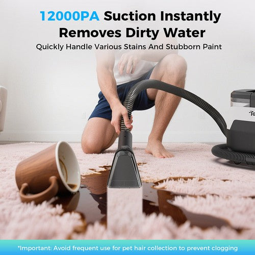 Teendow C6 MAX 3in1 kilimų valiklis – 12000 Pa siurbimo galia