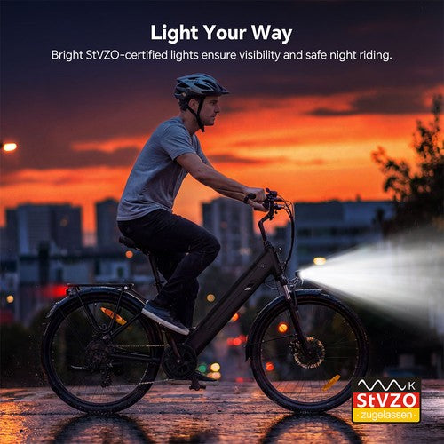 Touroll J2 ST Pro Elektrinis Dviratis, 45Nm Torque, 36V 15.6Ah