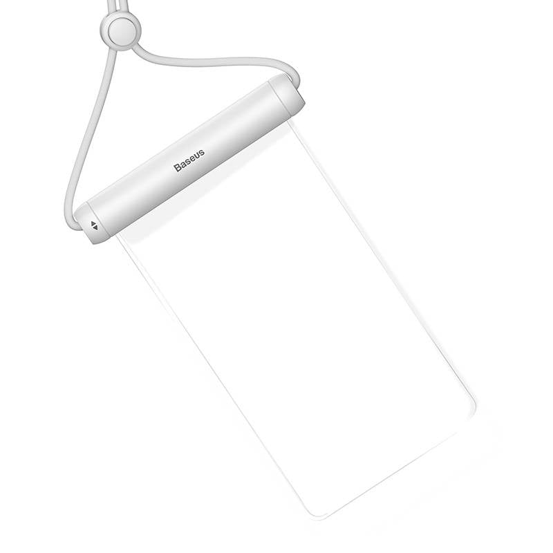 Baseus Cylinder Slide-cover waterproof smartphone bag (white)