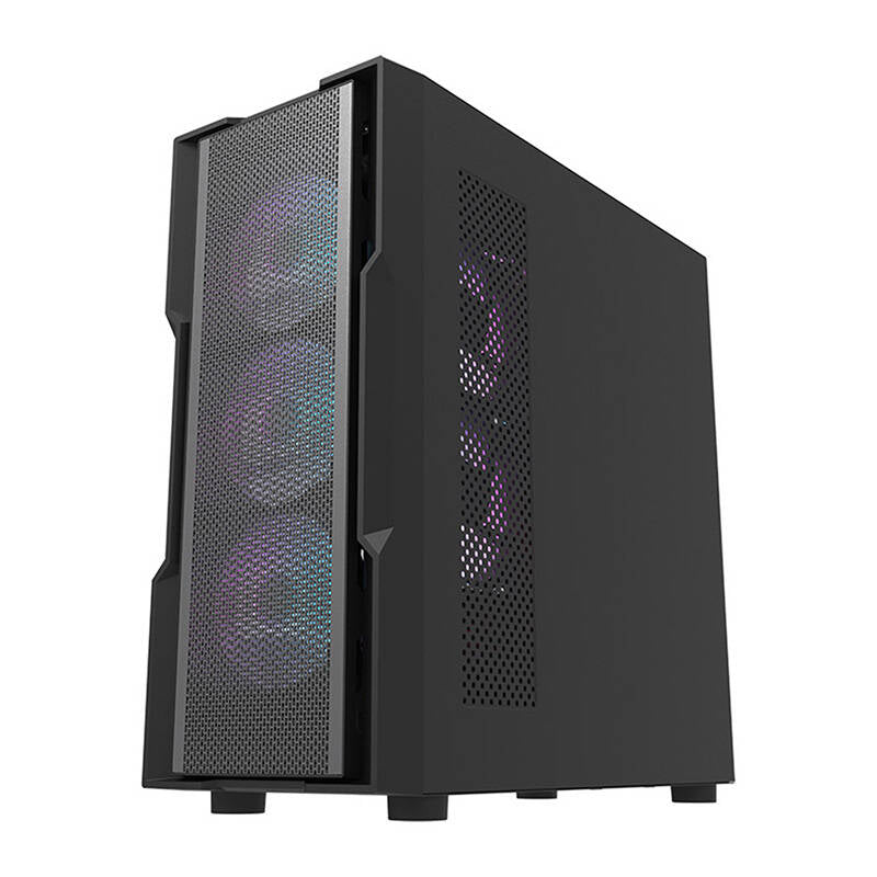Darkflash DK431 Mesh computer case (black) + 4 ARGB fans