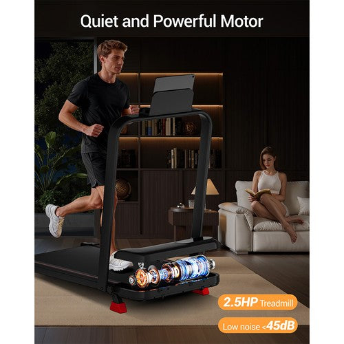 ROBORE U18F sulankstomas bėgimo takelis su 15 % nuolydžiu, 10,5 km/h