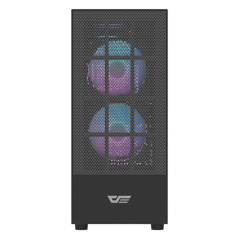 Darkflash A290 computer case (black) + 3 fans