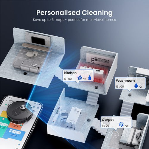 Proscenic Q8 Max+ robotas dulkių siurblys 8000Pa