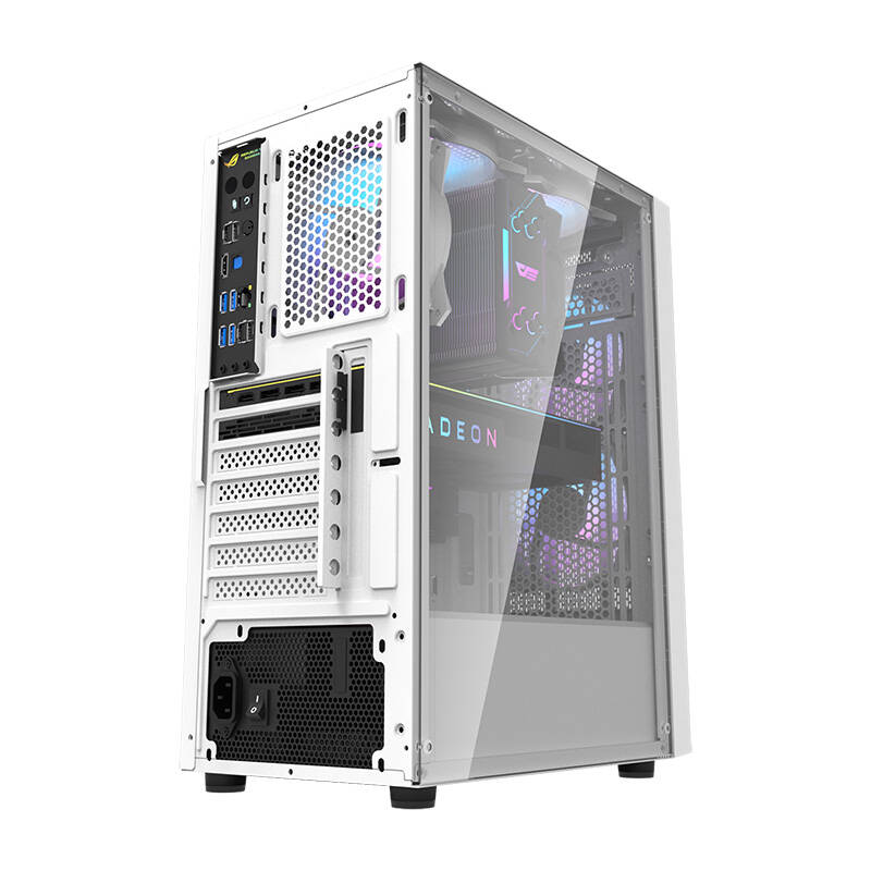 Darkflash A290 computer case (white) + 3 RGB fans
