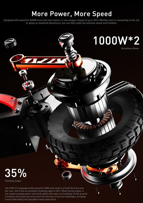 Joyor S10-S-Z Elektrinis Paspirtukas 18Ah 1000W*2