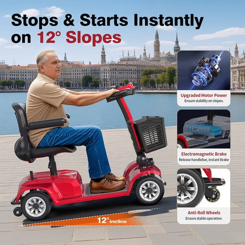 Unificare Lucas Pro keturratis paspirtukas, 180 W variklis, 24 V12Ah