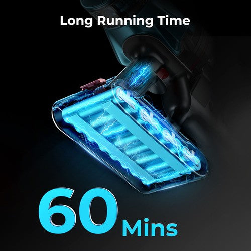 Laresar Ultra 7 belaidis dulkių siurblys, galingas 550 W / 45 kPa siurbimas