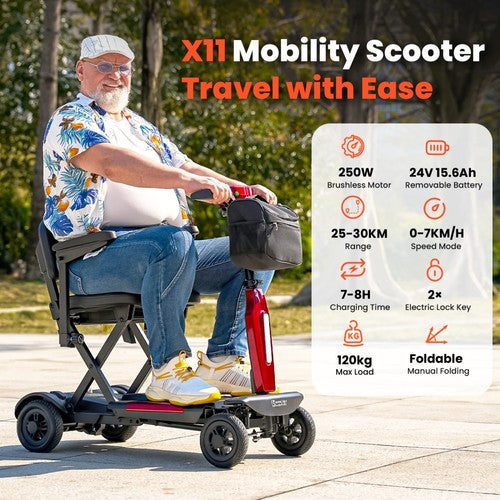 iScooter X11 mobilumo paspirtukas 250W variklis 24V 15,6 Ah