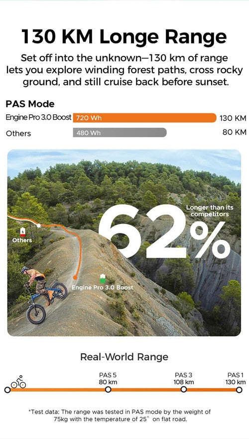 ENGWE Pro 3.0 Elektrinis Dviratis 48V 15Ah