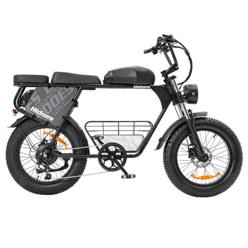 „Hidoes B9“ elektrinis dviratis, 750 W variklis, 48 V 18,2 Ah + 15,6 Ah dviguba baterija