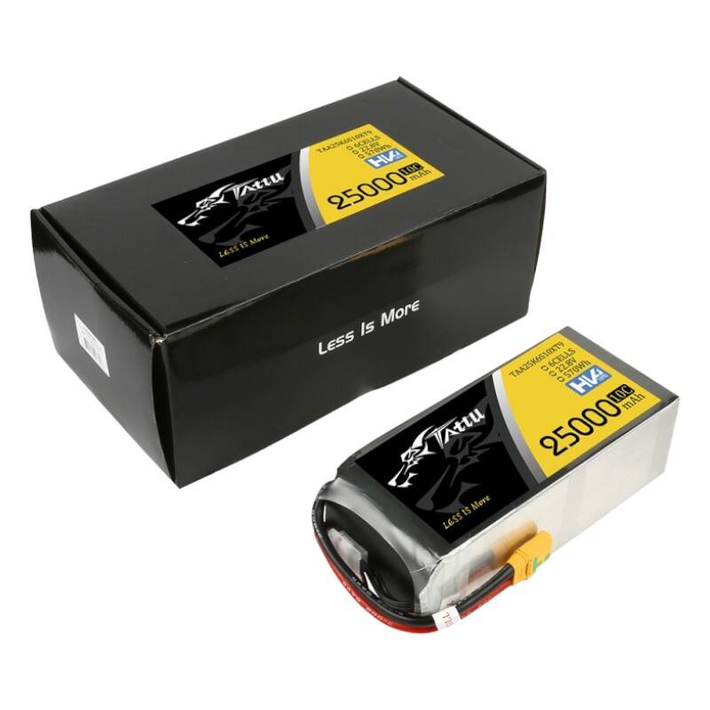 Tattu 25000mAh 22.8V 10C 6S1P Lipo Battery Pack With XT90-S