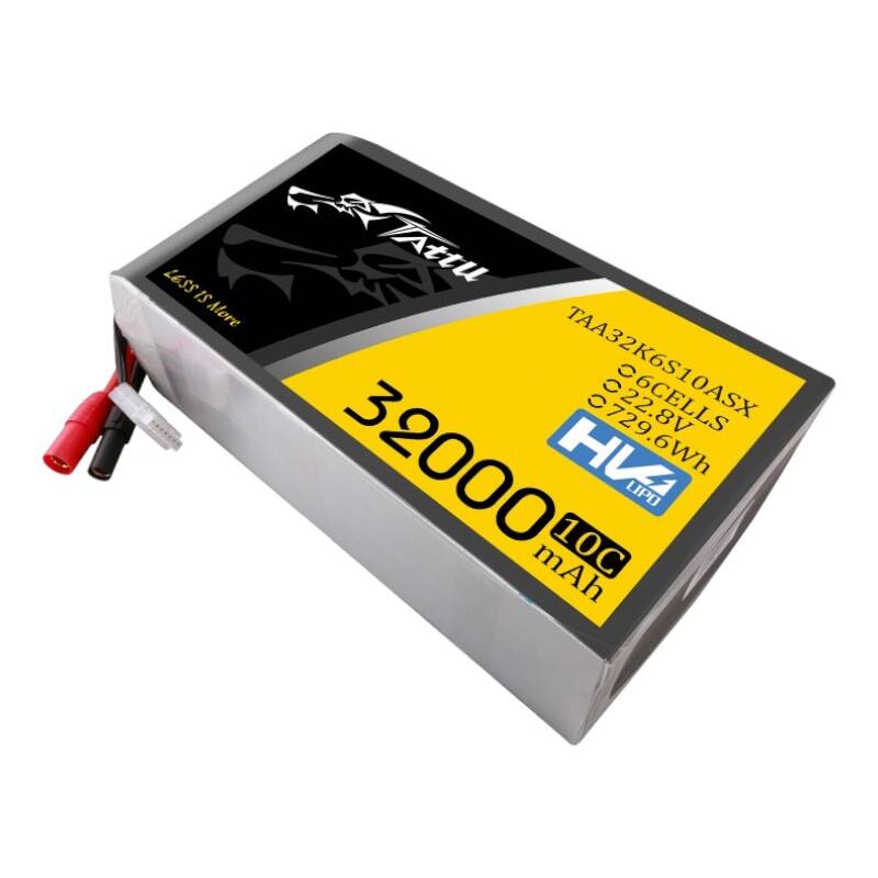 Tattu 32000mAh 22.2V 25C 6S1P Lipo Battery Pack with AS150+XT150
