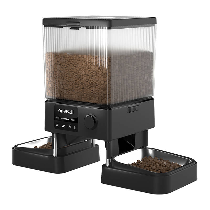 Automatic double pet feeder WiFi Oneisall