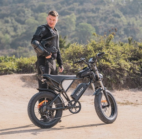 Ridstar Q20 elektrinis dviratis 1000W 48V 20Ah