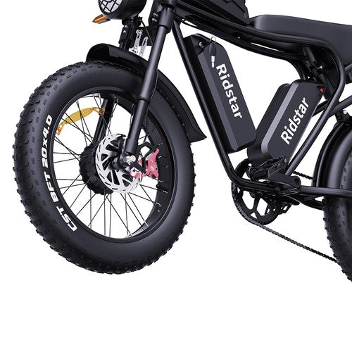 Ridstar Q20 Pro elektrinis dviratis 1000W*2 variklis, 52V 20AH 2x