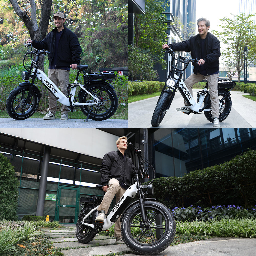 Oneport OT08 Pro Visos Pakabos Elektrinis Dviratis 18Ah 2x