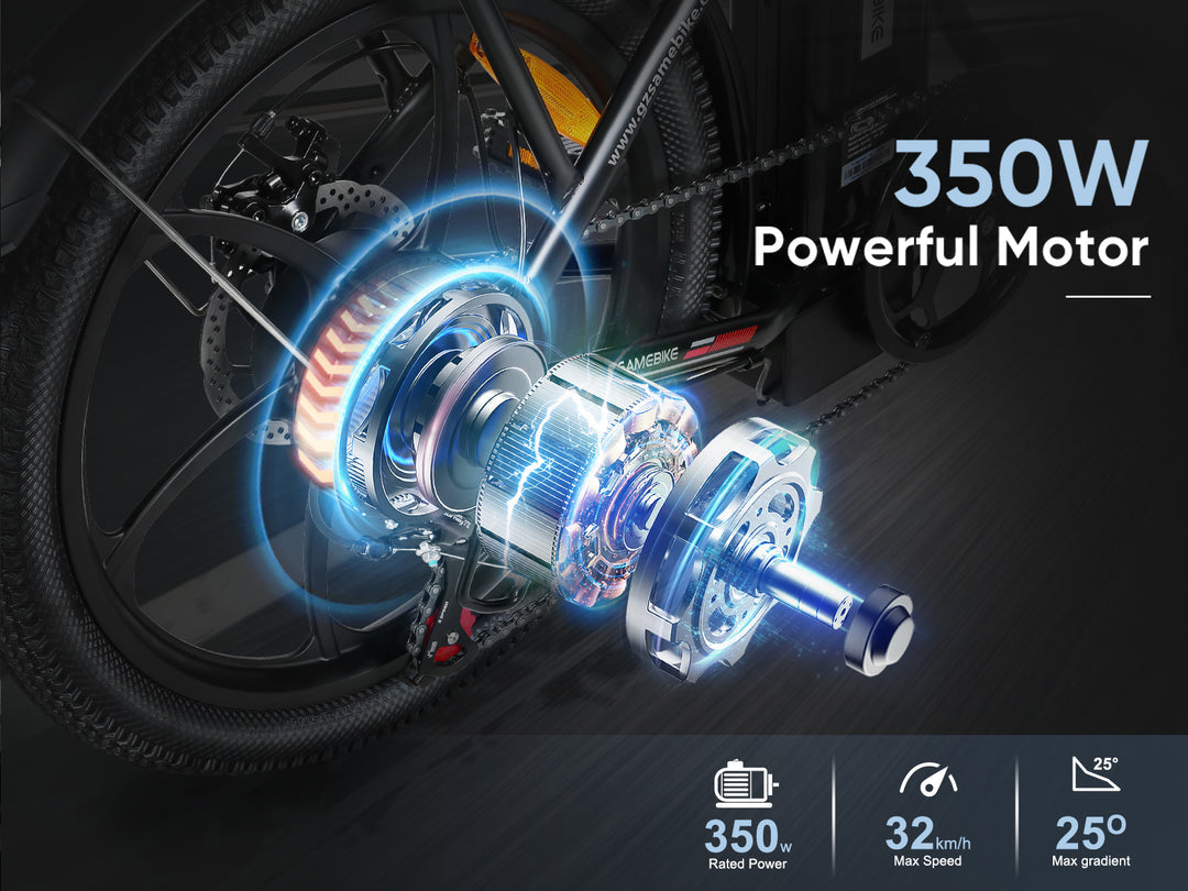 SAMEBIKE CY20 Elektrinis Dviratis 350W 12Ah