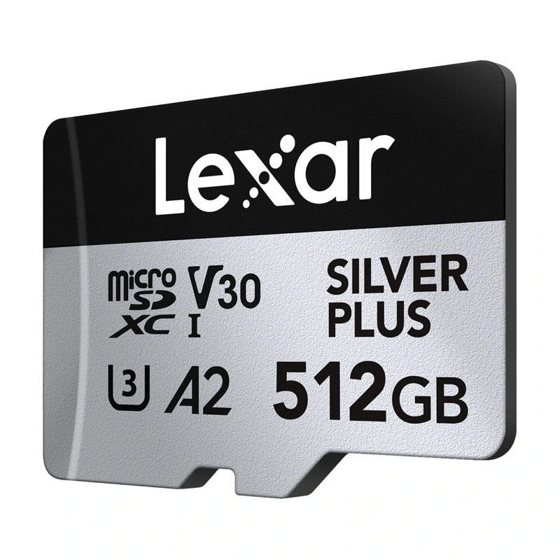 Karta pamięci Lexar High-Performance Silver Plus microSDXC 512GB + adapter