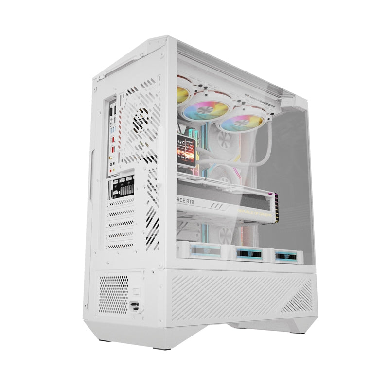 Darkflash DY460 computer case (White) + 4 ARGB fans