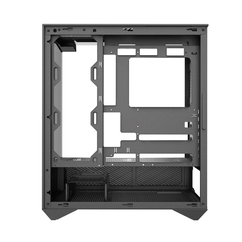 Darkflash DY460 computer case (Black) + 4 ARGB fans