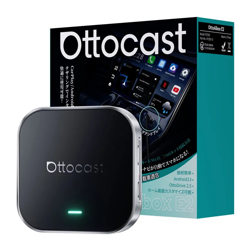 Ottocast OttoAibox E2 CarPlay/Android wireless car adapter