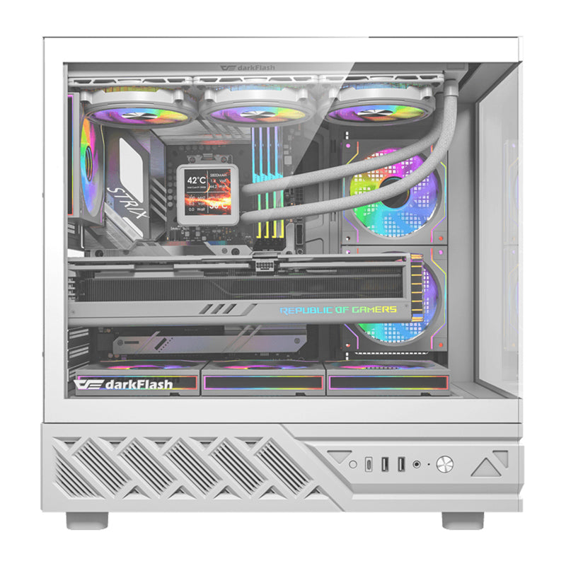 DarkFlash DS950 computer case (white)
