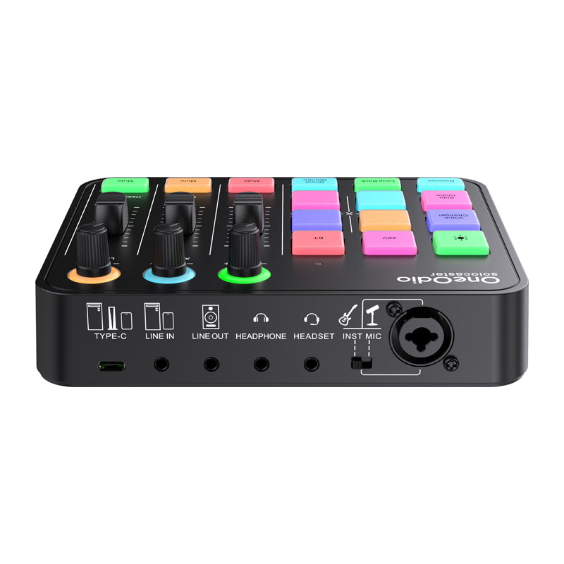 OneOdio Solocaster Audio Mixer and Sound Card