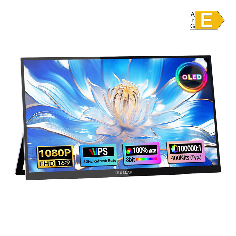 ZEUSLAP OL133ED Portable Monitor with a 13.3