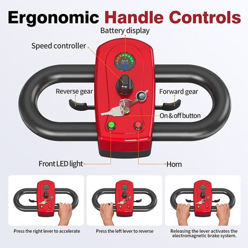 Unificare Lucas Pro keturratis paspirtukas, 180 W variklis, 24 V12Ah