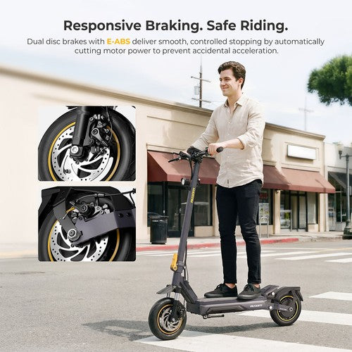 Ausom K20 Pro“ elektrinis paspirtukas, 1000 W variklis, 48 V 18 Ah