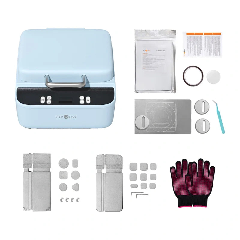 HTVRONT H17 Case Press (Light Blue)