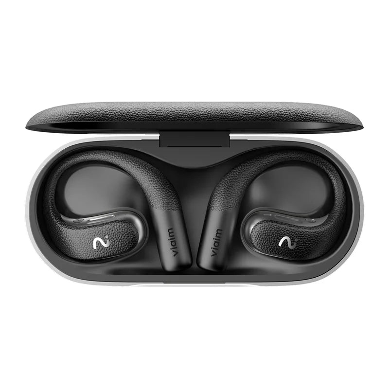 VIAIM Open Note AI Headphones with Voice Recorder (Black)
