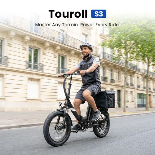 Touroll S3 Elektrinis Dviratis 250W Variklis, 36V 13Ah