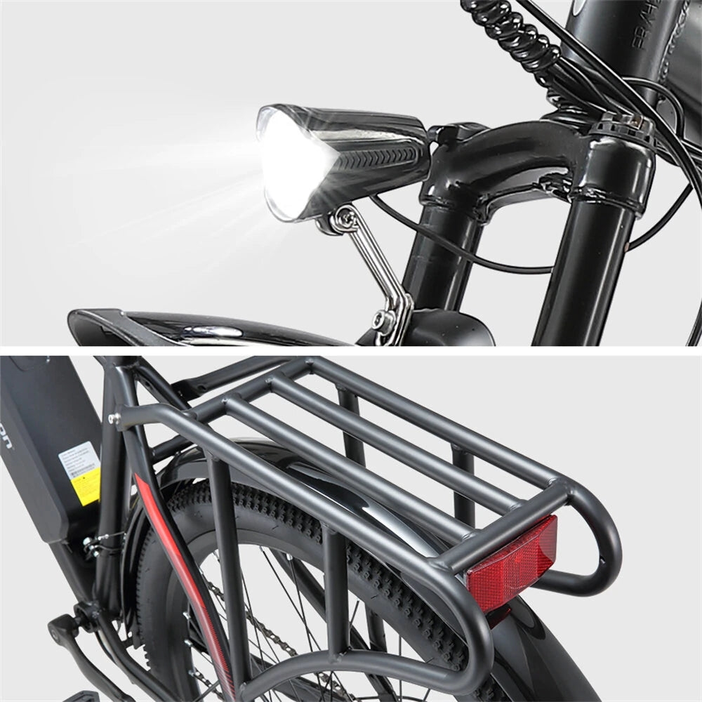 SINOHON EM200 elektrinis dviratis 48V 12.5AH, 500W variklis