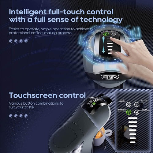 HiBREW H17 4-in-1 kapsulinis kavos virimo aparatas, šalto ir karšto kavos ruošimas, 20 barų