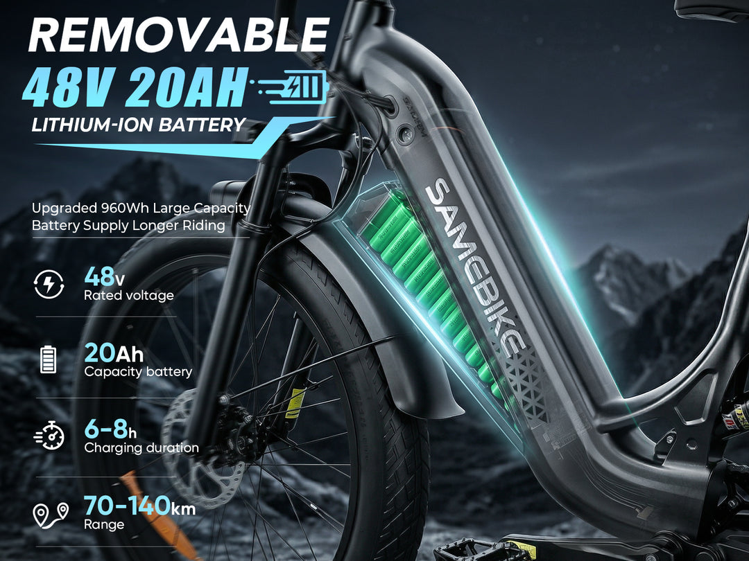 SAMEBIKE CREST Elektrinis Dviratis 1000W