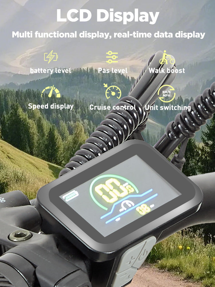 Burchda RX02 elektrinis dviratis 1000W