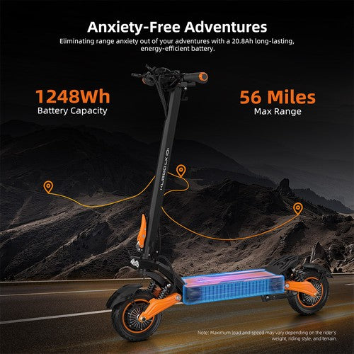 Kugoo LX10+ Elektrinis Paspirtukas, 2*1400W, 60V 20.8Ah