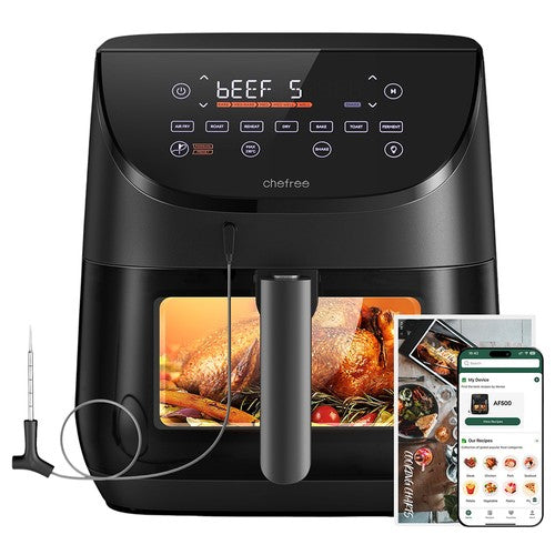 CHEFREE AF500 1700 W 6,5 l oro gruzdintuvė su išmaniuoju termometru